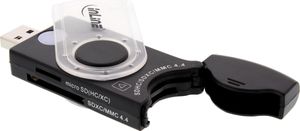 InLine® USB 3.0 Mobile Card Reader mit 2 Laufwerken, für SD, SDHC, SDXC, microSD