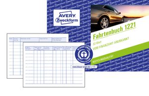 AVERY Zweckform Formularbuch "Fahrtenbuch" A6 quer für PKW 32 Blattt / 64 Seiten