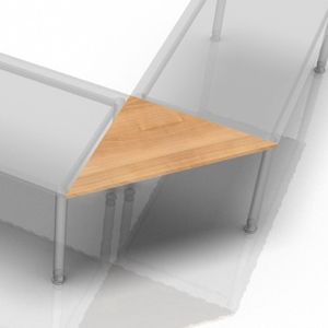 BE90 - Eckwinkel 80x80 Nussbaum