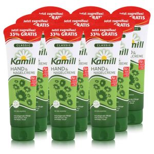 Kamill Hand & Nagelcreme Classic 133 ml - mit natürlicher Kamille (9er Pack)