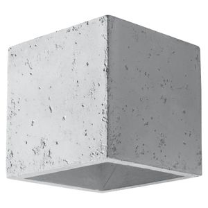 Wandlampe Wandleuchte QUAD beton, 1x G9, ca. 10x12x10 cm