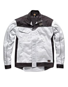 Dickies Industry260 Jacke IN7001, Farbe:weiss/grau, Größe:S