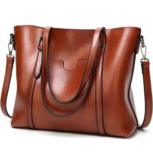 Handtaschen Damen Shopper Klassisch Elegante Handtasche Umhängetasche Schultertasche Groß ​Geschenke für Frauen in Schlichter Optik Braun Retoo