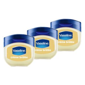 Vaseline Lip Therapy Crème Brûlée, Pflegender Lippenbalsam für optimale Feuchtigkeit  (Crème Brûlée (3er Pack))