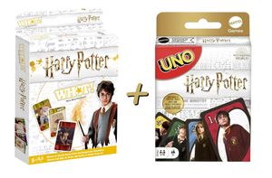 BUNDLE - Harry Potter - WHOT! + UNO Kartenspiele Paket Gesellschaftsspiel