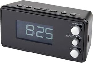 TERRIS Radiowecker Uhrenradio USB Ladefunktion 2 Weckzeiten Dimmbar UKW Radio