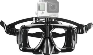 Potápačské okuliare Walimex Mantona s držiakom (pre GoPro Hero 11 10 9 8 7 6 5 4 3+ 3 2 1, Session a ďalšie kompatibilné akčné kamery) (1021052)