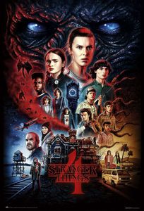 Stranger Things 4 - Vecna´s House - Poster Plakat Druck - Größe 61x91,5 cm