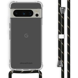 iMoshion Schutzhülle Google Pixel 8 Pro mit Band Back over mit Kette Handyhülle für Google Pixel 8 Pro - Schwarz