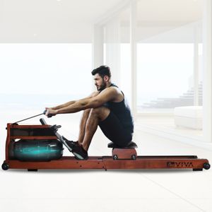 Wasser-Rudergerät AsVIVA RA18 Water Plane Pro mit Wasserwiderstand und Kinomap App Funktion