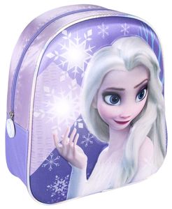 Kinderrucksack Disney Frozen 3D mit leuchtenden Sternen -  Elsa Rucksack 31cm