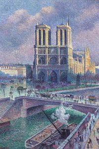 Paris Selbstklebende Fototapete Poster-Tapete - Notre-Dame De Paris, 1900 (180 x 120 cm)