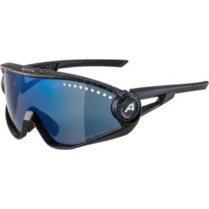 Alpina 5w1ng Black Blur Matt/Blue Okulary rowerowe