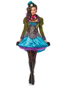 Deluxe Mad Hatter, Größen:M, Farbe:MULTICOLOR