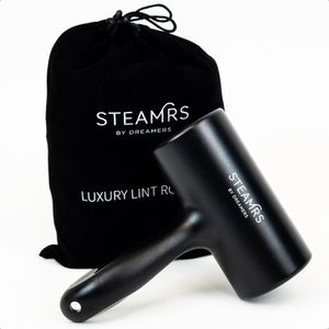 Steamrs - Fusselroller - Kleiderroller - Inklusive 3 Ersatzrollen und Geschenkverpackung - Schwarz