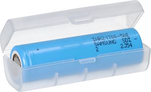 Samsung INR21700-50E 3,6V 5000mAh Li-Ion-Akku + Schutzbox