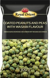HOT WASABI FLAVOUR MIX 300g | Royal Orient Scharfer Erbsen-Erdnuss Snack