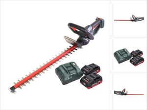 Akumulatorowe nożyce do żywopłotu Metabo HS 18 LTX 65 18 V 63 cm + 2x akumulator 4,0 Ah + ładowarka