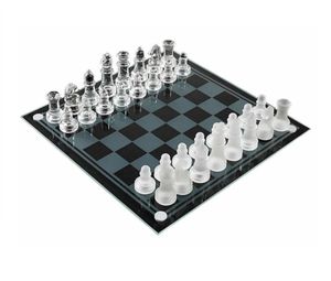 Arti Casa Sklenená šachová súprava - 33 kusov - 25x25 CM - 900 GR - Sklo