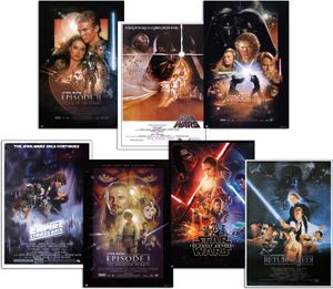 Star Wars Posterset Filmplakat  61 x 91,5 cm