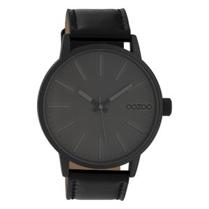 Oozoo Damen Armbanduhr Timepieces Analog Leder schwarz UOC10014