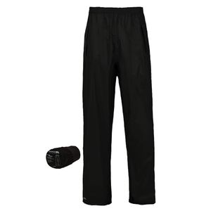 Unisex kalhoty do deště Packa, nepromokavé TP786 (XXS) (Black)