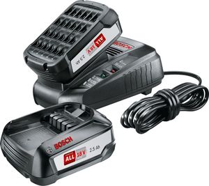 Bosch Akku-Starter-Set 18 V 2,5 Ah mit 2 Akkus & Ladegerät