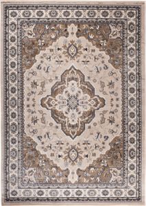 Mazovia Teppich Vintage - Wohnzimmer, Schlafzimmer, Esszimmer, Büro - Mittelhaarig - Rechteckig - Motiv Traditioneller Ethnische - 300x400 cm