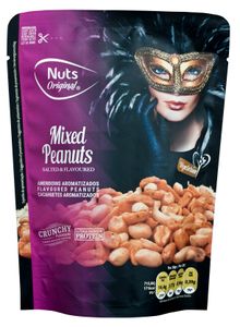 Mixed Peanuts, geröstet mit Salz und Gewürzen 75 g