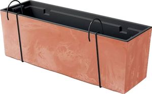 Prosperplast Urbi Case Beton Effect W Collection 58x18x19.5 Cm Blumentopf Durchsichtig  Durchsichtig One Size