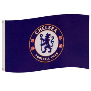Chelsea FC - Vlajka TA4603 (jedna velikost) (modrá)