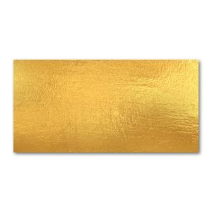 Tulup® Leinwandbild - 140x70 cm - Wandkunst - Drucke auf Leinwand - Leinwanddruck  - Sonstige - Gold - Goldene Folie