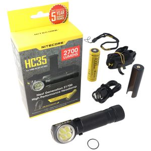 Latarka LED Nitecore HC35 o maksymalnej mocy 2700 lumenów z akumulatorem litowo-jonowym NL2740HP