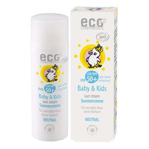 eco cosmetics - Baby Sonnencreme LSF 50+ neutral ohne Parfum - 50 ml
