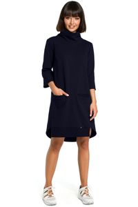 BeWear Minikleid für Frauen Collerson B089 dunkelblau XL