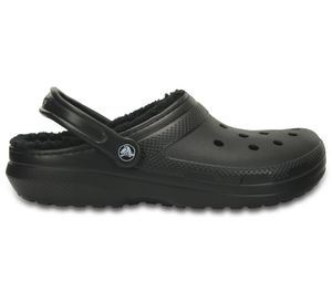 crocs Classic Lined Clog Schwarz / Schwarz Croslite/Textil Größe: 48/49 Normal