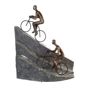 Casablanca by Gilde Dekofigur Skulptur Racing bronzefarben H. 33 cm,89167