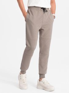 Ombre Clothing Pánske tepláky Maladr popolavo šedá L