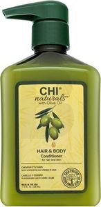 CHI Naturals with Olive Oil Hair & Body Conditioner Conditioner für Haare und Körper 340 ml