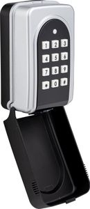 ONVAYA® Elektronischer Schlüsselkasten | Schlüsseltresor mit individuell einstellbarem Zahlencode | Mastercode | Wetterfestes Metallgehäuse für innen & außen | Beleuchteter Schlüsselsafe