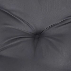 vidaXL Stuhlkissen 2 Stk. Anthrazit 40x40x7 cm Oxford-Gewebe
