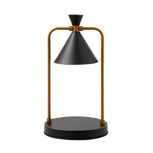 (Černá) Ohřívač svíček, elektrický tavič svíček, kompatibilní s malými a velkými svíčkami, aromatické svícny pro domácí dekorace