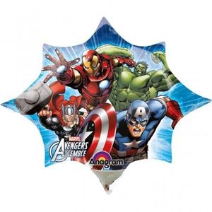 Avengers - Geformt - Folienballon - Folie SG25441 (Einheitsgröße) (Bunt)