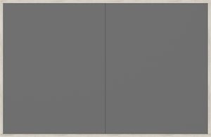 SMARTBett Hängeschrank zu 90 & 120 Schrankbetten Horizontal Standard Eiche Sonoma/Anthrazit