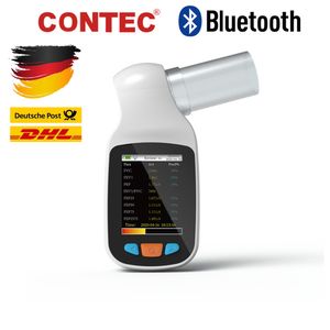 CONTEC SP70B Digitales Farb-LCD-Spirometer Lungenfunktion Lungenvolumengerät, Mundstück, Bluetooth