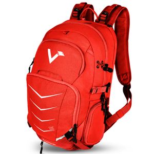 Valkental® Explorer Wanderrucksack, Wasserfest & Reflektierend - 22L - rot Valkental® Explorer Wanderrucksack, Wasserfest & Reflektierend - 22L - rot