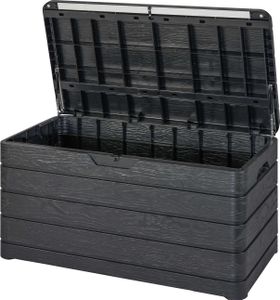 COUNTRYSIDE® Gartenbox 500l Kunststoff mit Gasdruckfedern | Witterungs- und UV-beständig