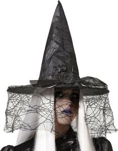 Kapelusz Spider Web Witch Czarny