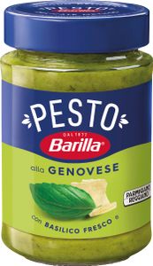 Barilla Pesto alla Genovese Sauce mit Basilikum und Parmesan 190g