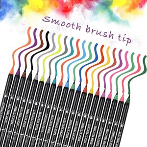 Pinselstifte Marker Set 48 Farbe Farben Aquarellpinsel Handlettering Filzstift Für DIY Graffi